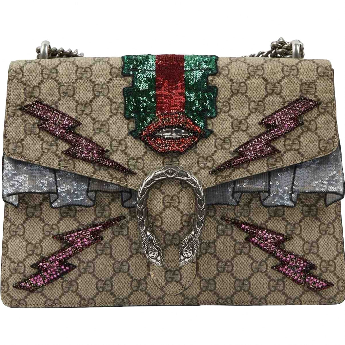 Gucci dionysus beige cloth handbag