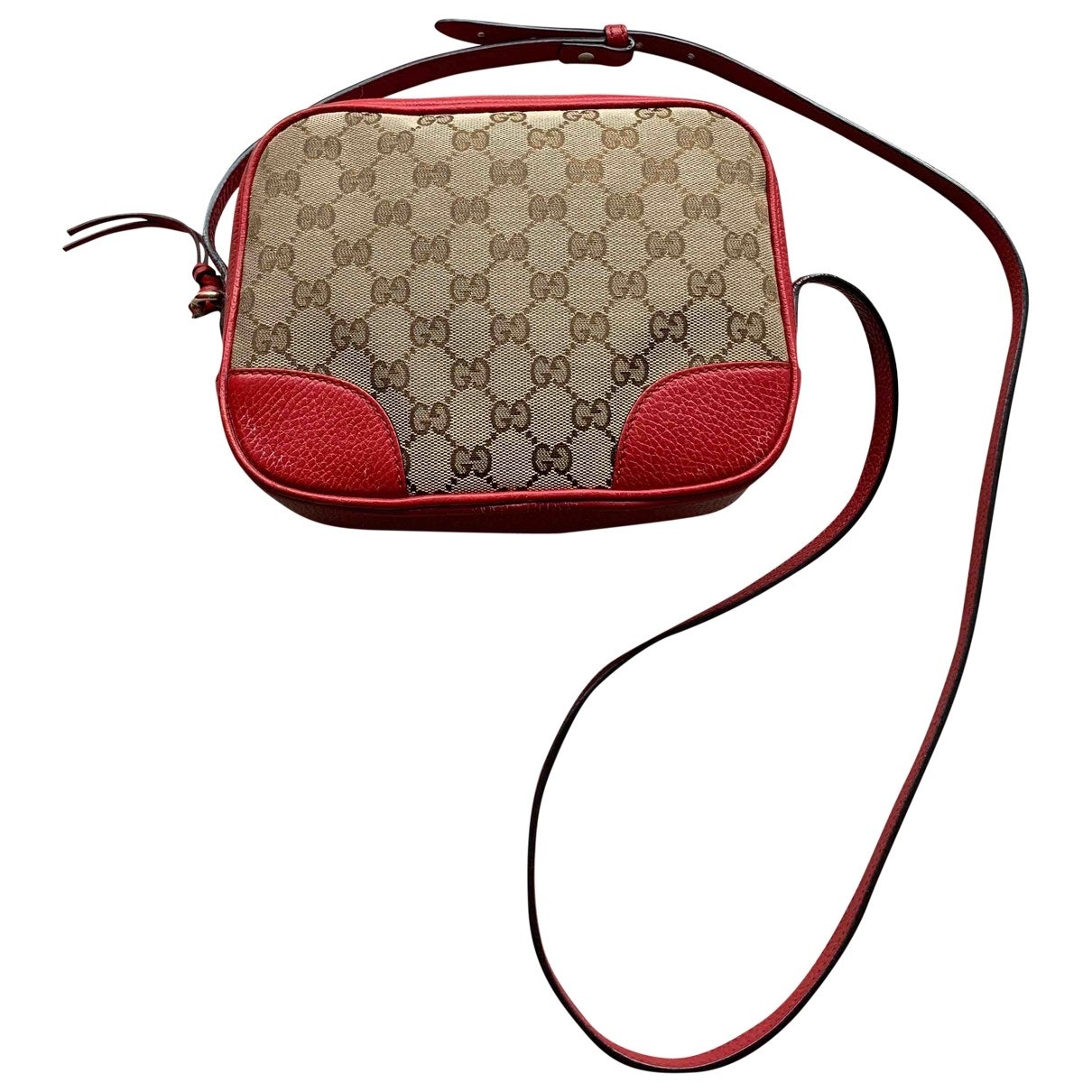 Gucci bree beige cloth handbag