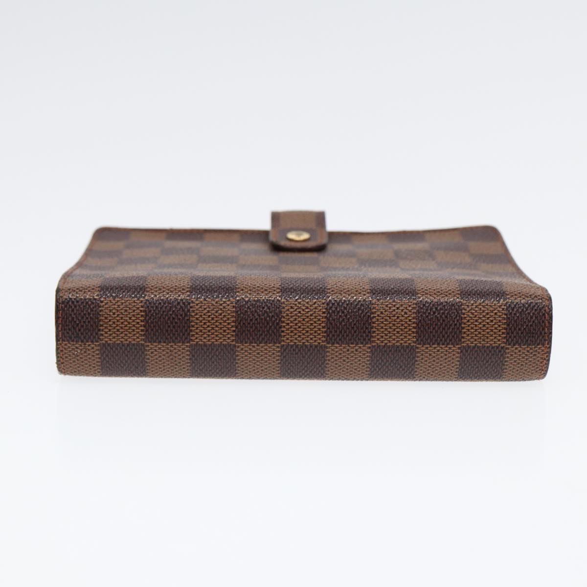 LOUIS VUITTON Damier Ebene Agenda MM Day Planner Cover R20240 LV Auth 86350