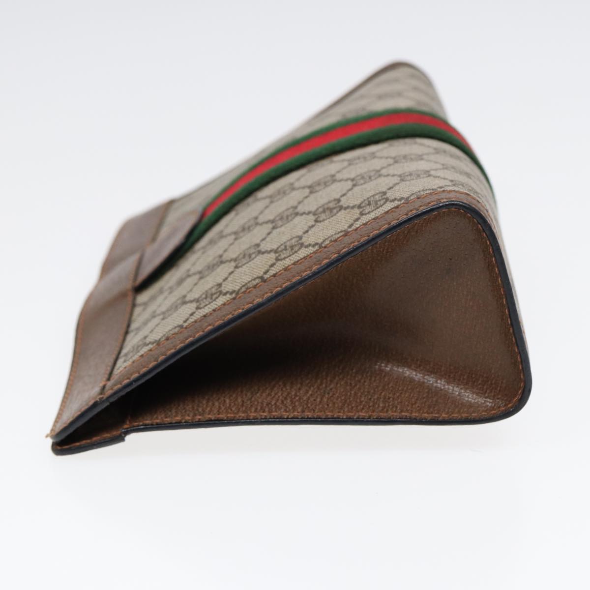 Gucci Leather Canvas Clutch