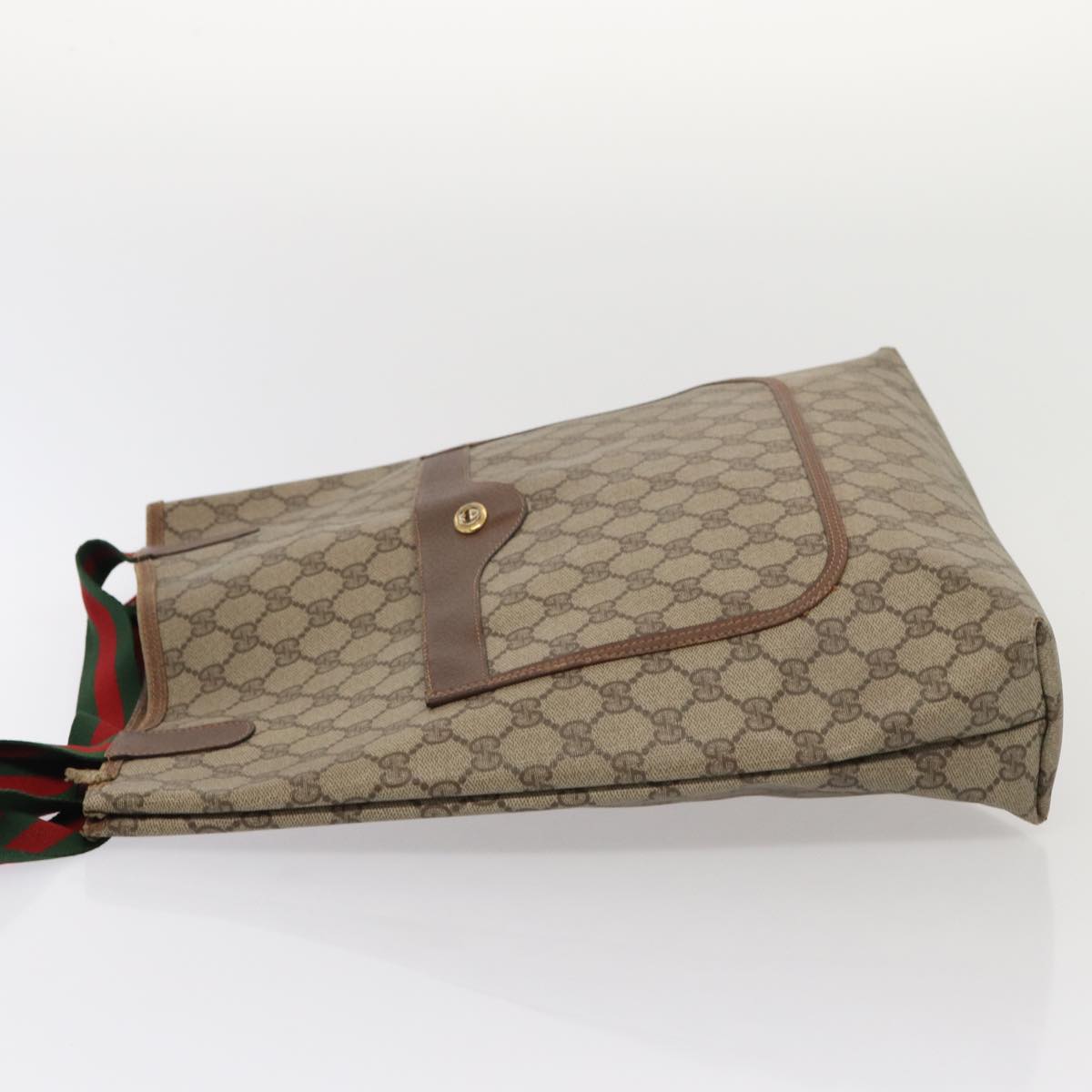 Gucci Leather Canvas Tote