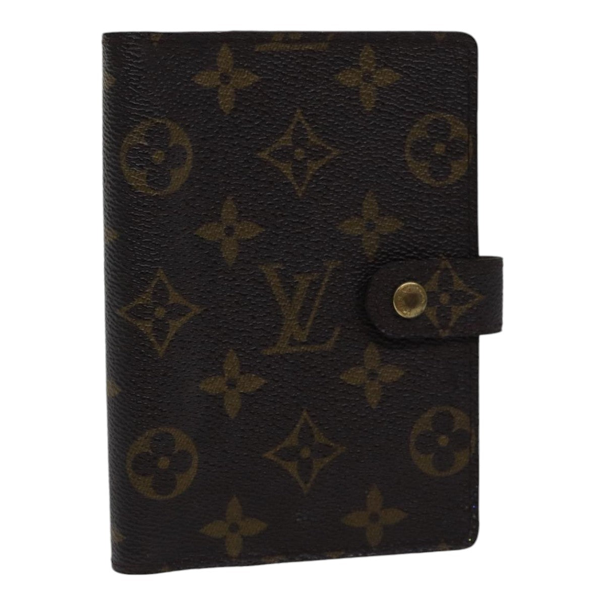 LOUIS VUITTON Monogram Agenda PM Day Planner Cover R20005 LV Auth 87813