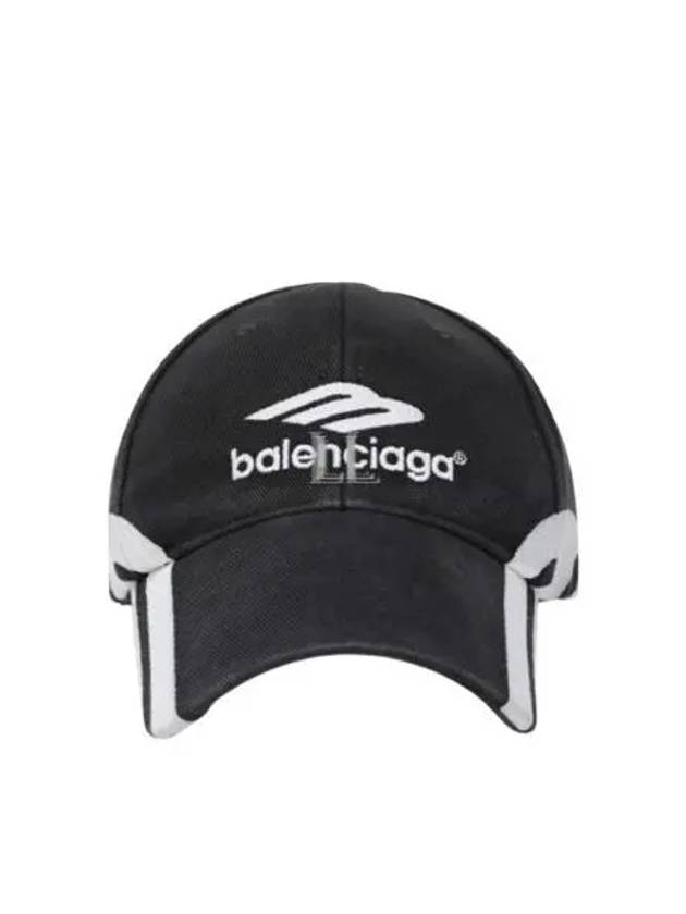 Luxury Balenciaga Trending 2026 3B Sports Icon Ball Cap Black