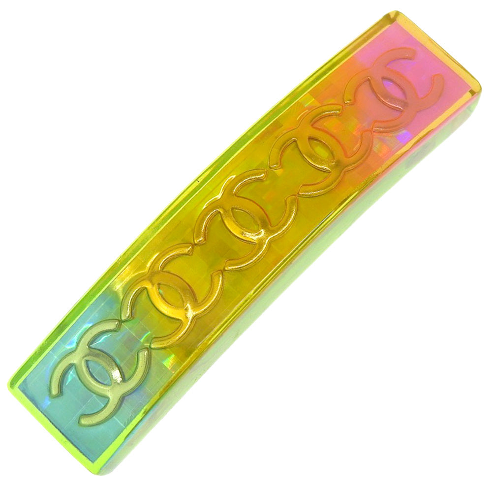 Chanel Chanel Coco Valetta Rainbow A08684 x G Mesh Manufactured in France 1997 Multicolor 97P COCO Mark A-Rank Cloth
