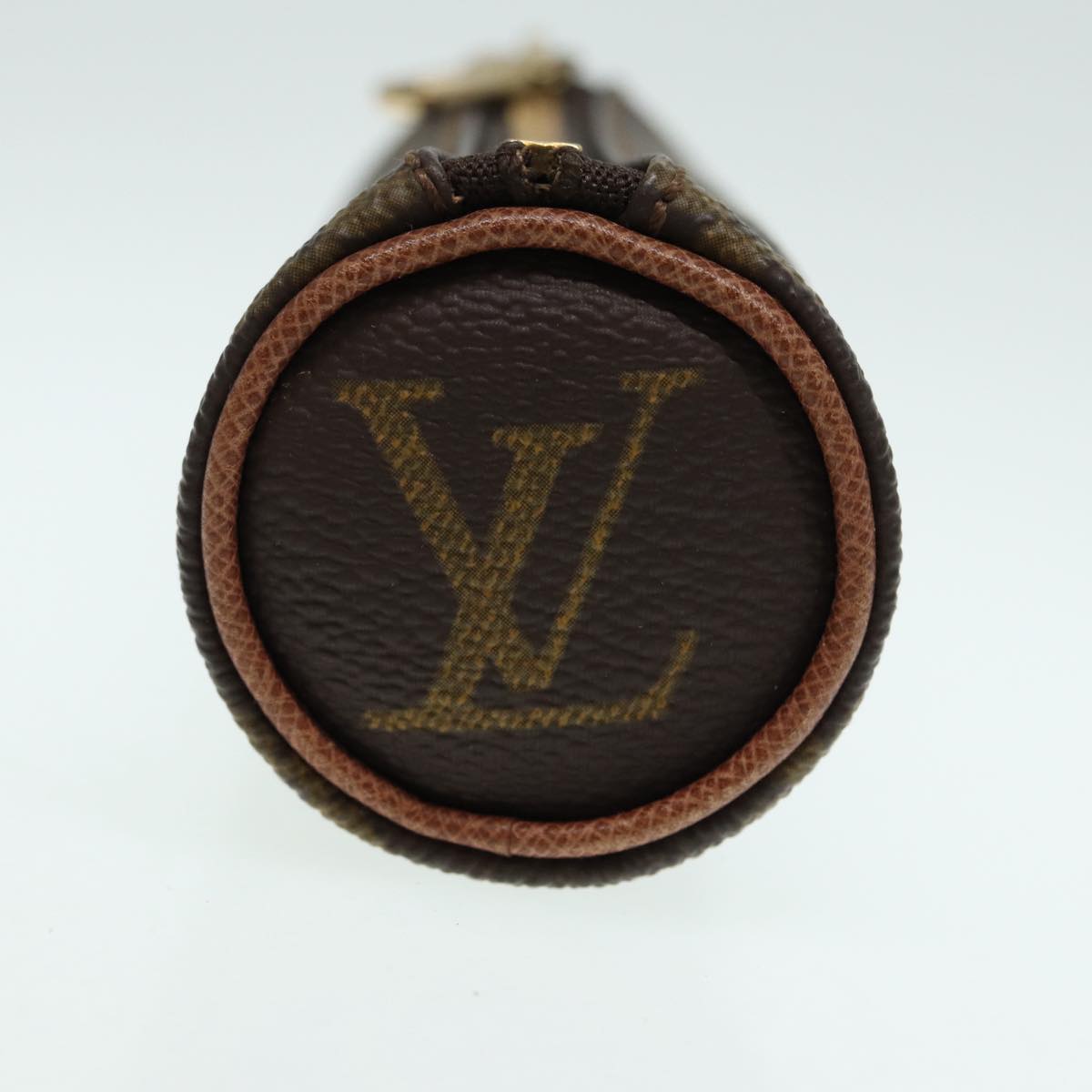 LOUIS VUITTON Monogram Etui 3 Ball de Golf Pouch M58249 LV Auth 88053