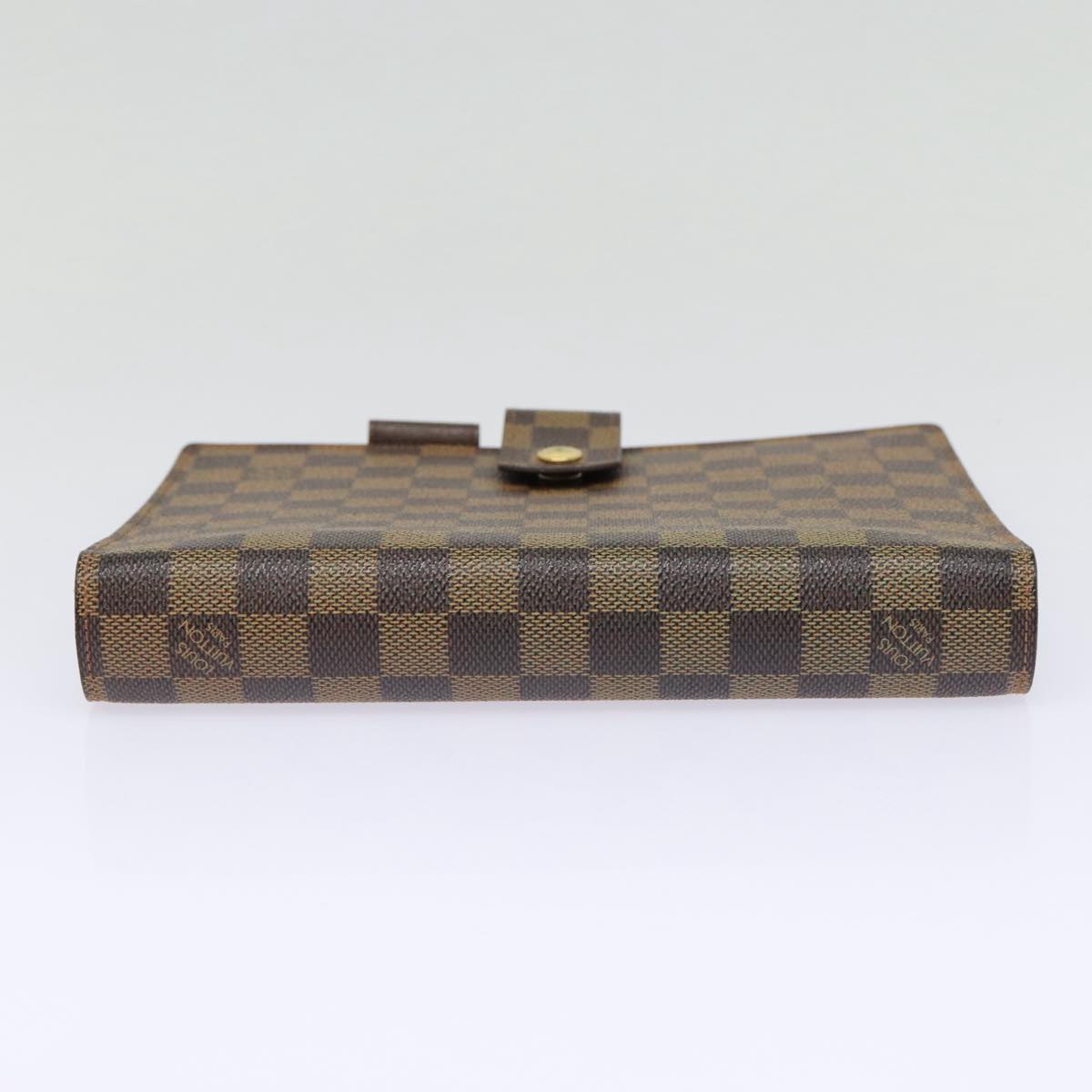 LOUIS VUITTON Damier Ebene Agenda GM Day Planner Cover R20107 LV Auth 88057