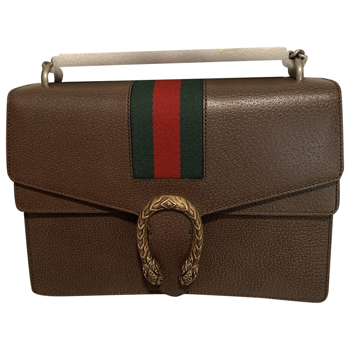 Gucci dionysus brown leather handbag