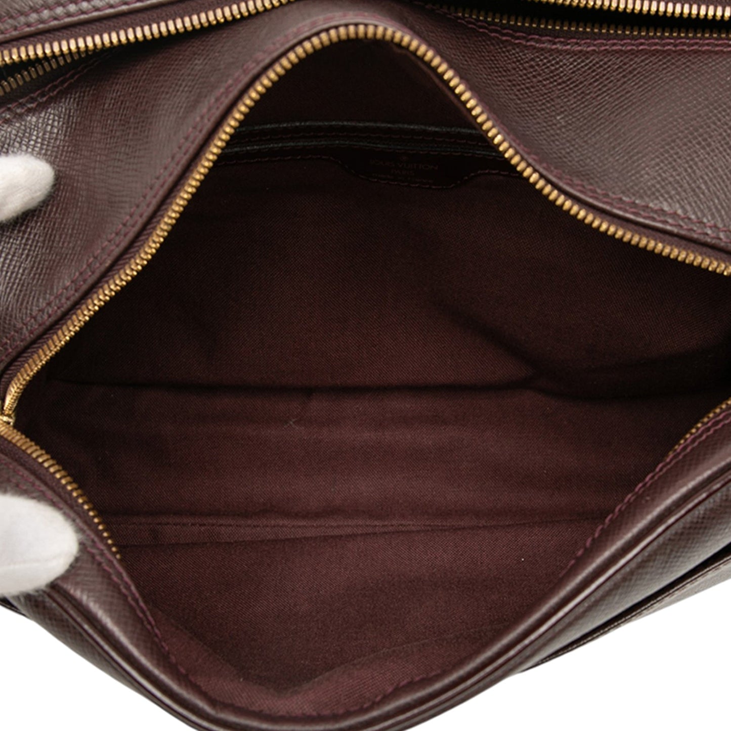 Red Louis Vuitton Taiga Reporter PM Crossbody Bag