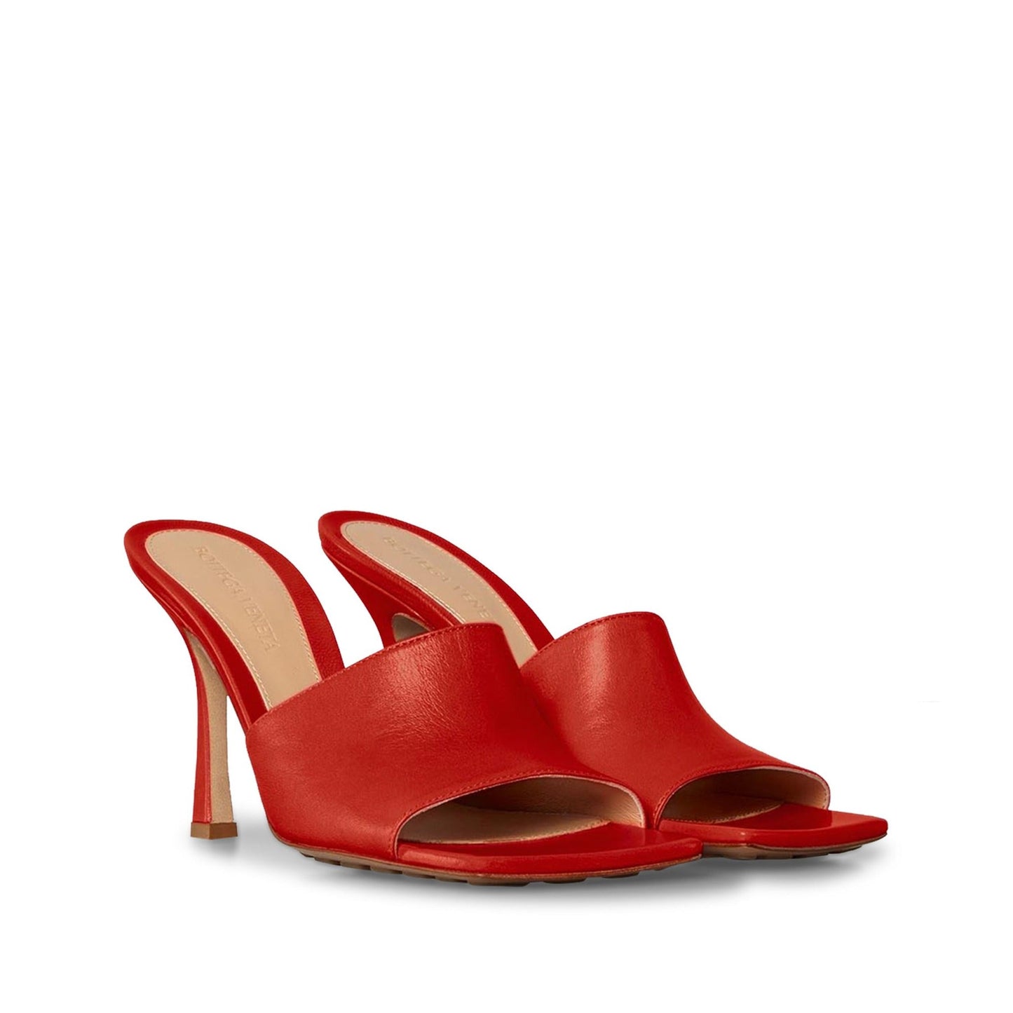 Luxury Bottega Veneta Stretch Heeled Mules