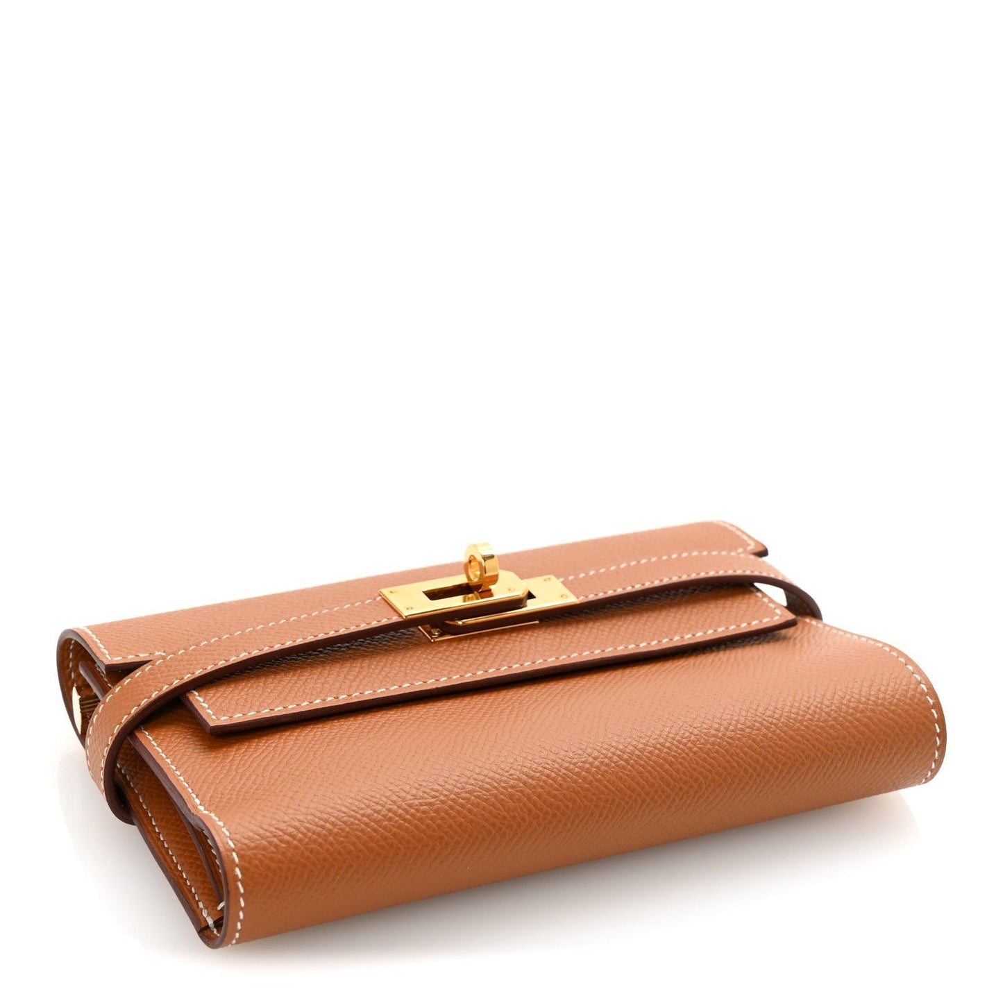 Hermes Epsom Medium Kelly Wallet Gold