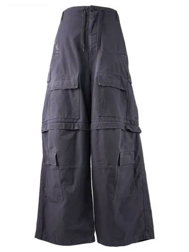 Luxury Balenciaga Trending 2026 Oversized Cargo Pants Grey
