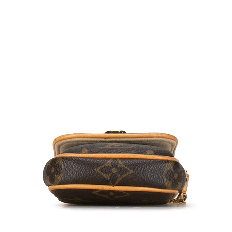 Louis Vuitton Monogram Poschet M60020 Brown PVC Leather Louis Vuitton