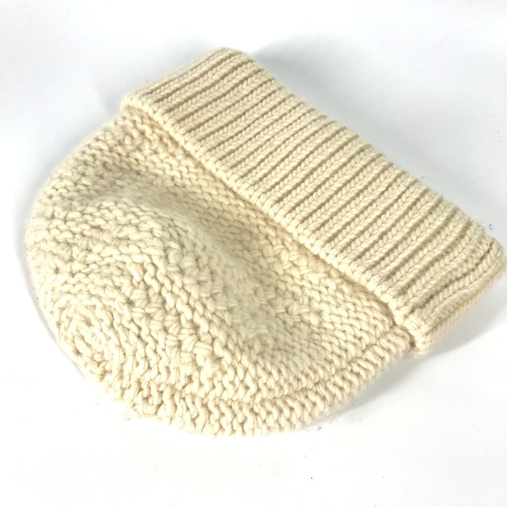 LOUIS VUITTON Knit hat Wool, Alpaca white Women