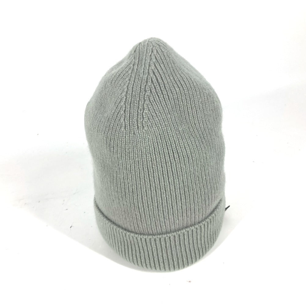LOUIS VUITTON Knit hat cashmere Green type logo mens