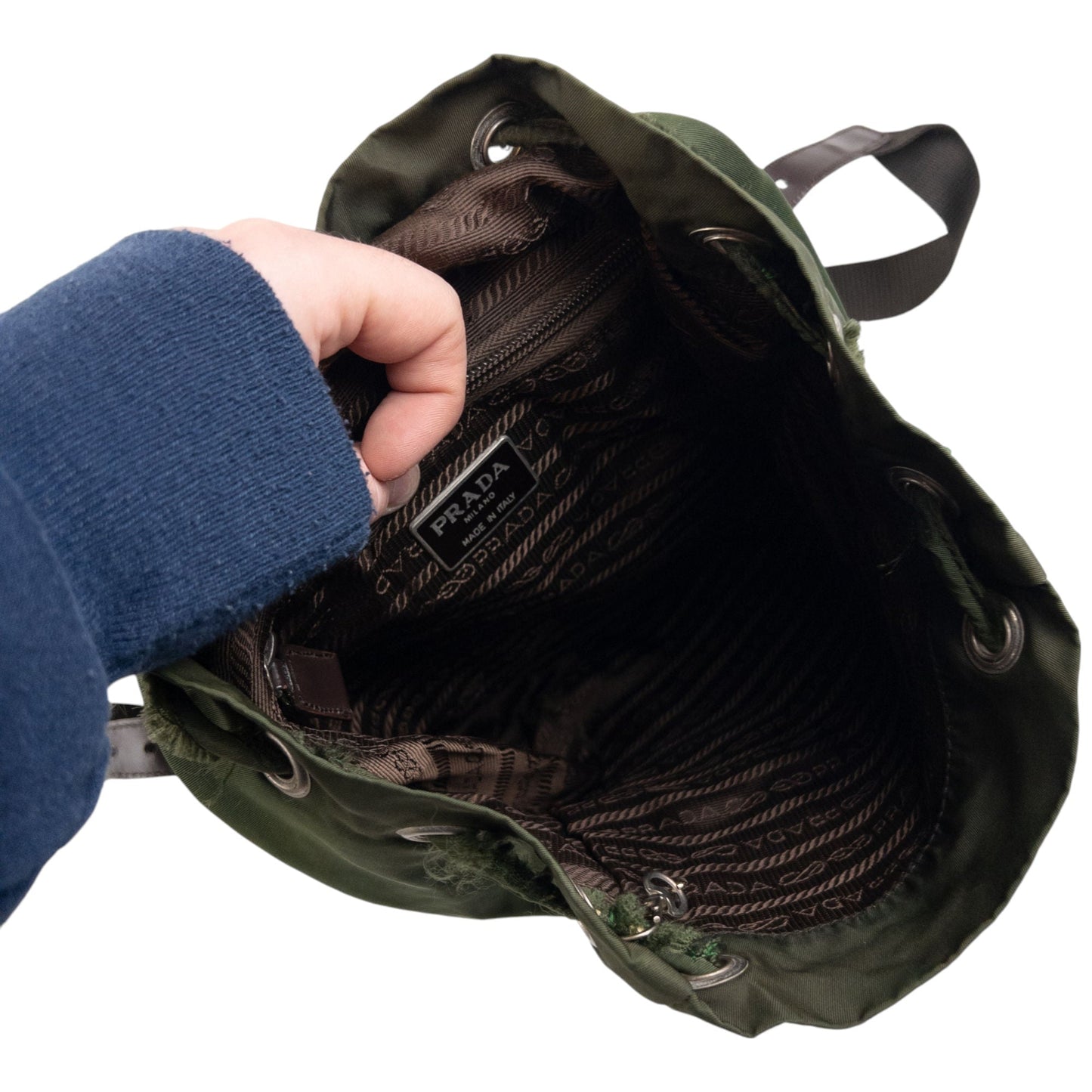 Prada Bucket Backpack