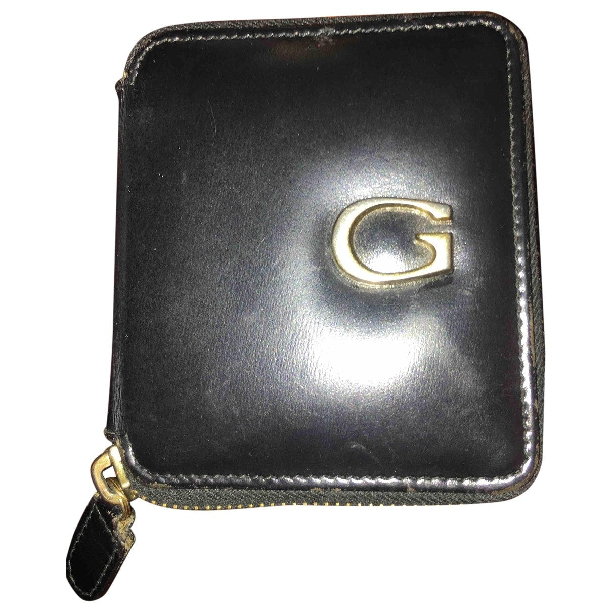 Gucci black leather case