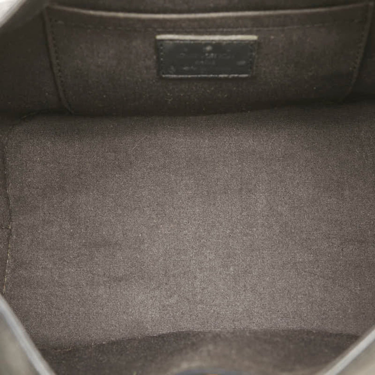 Louis Vuitton Noir Leather Handbag Shoulder Bag