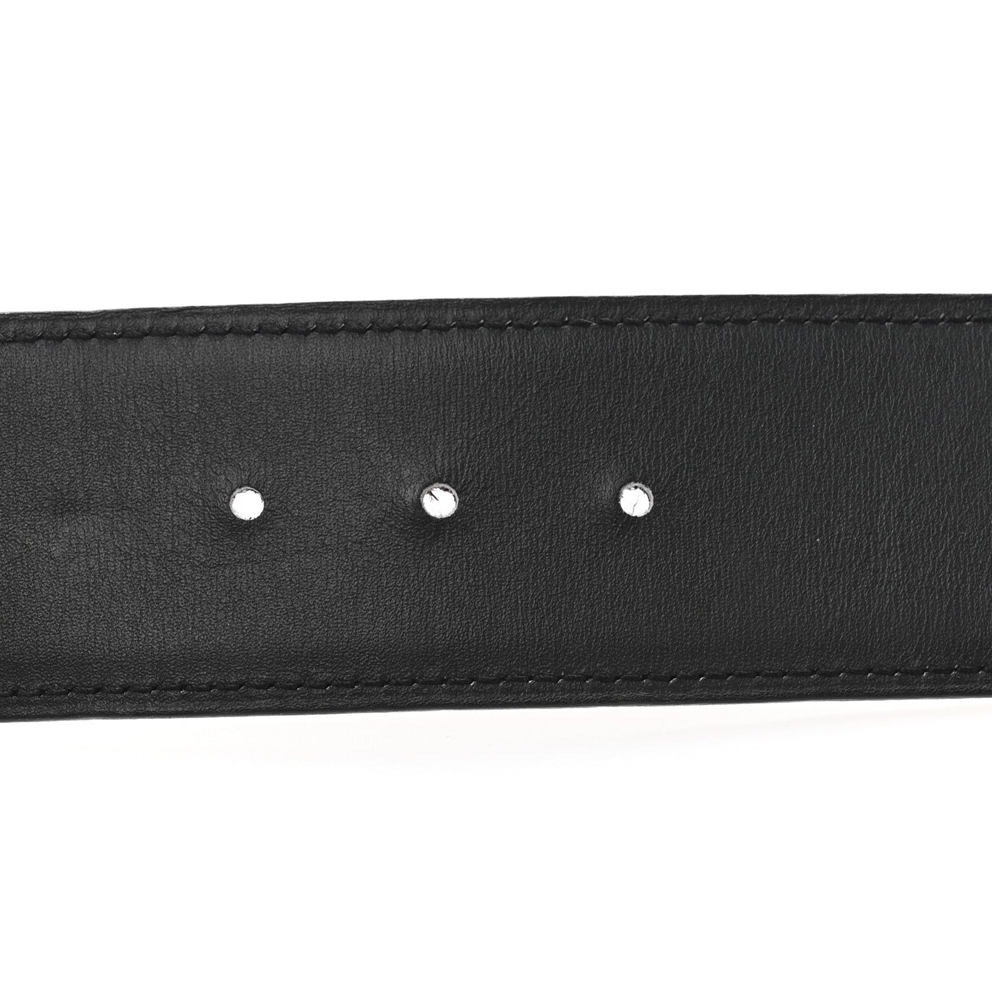 Hermes Epsom Box 42mm Belt Strap 95 38 Black Rouge Grenat