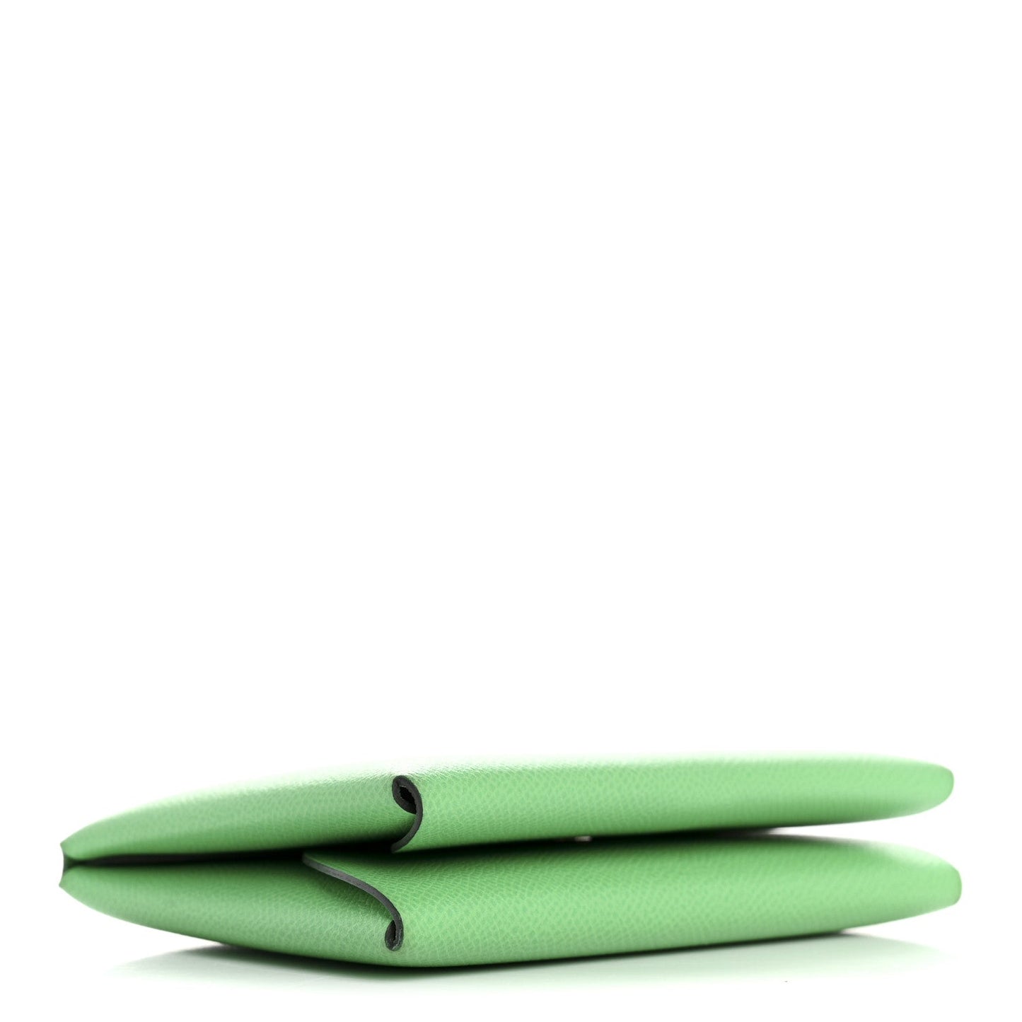 Hermes Epsom Calvi Duo Card Case Vert Comics