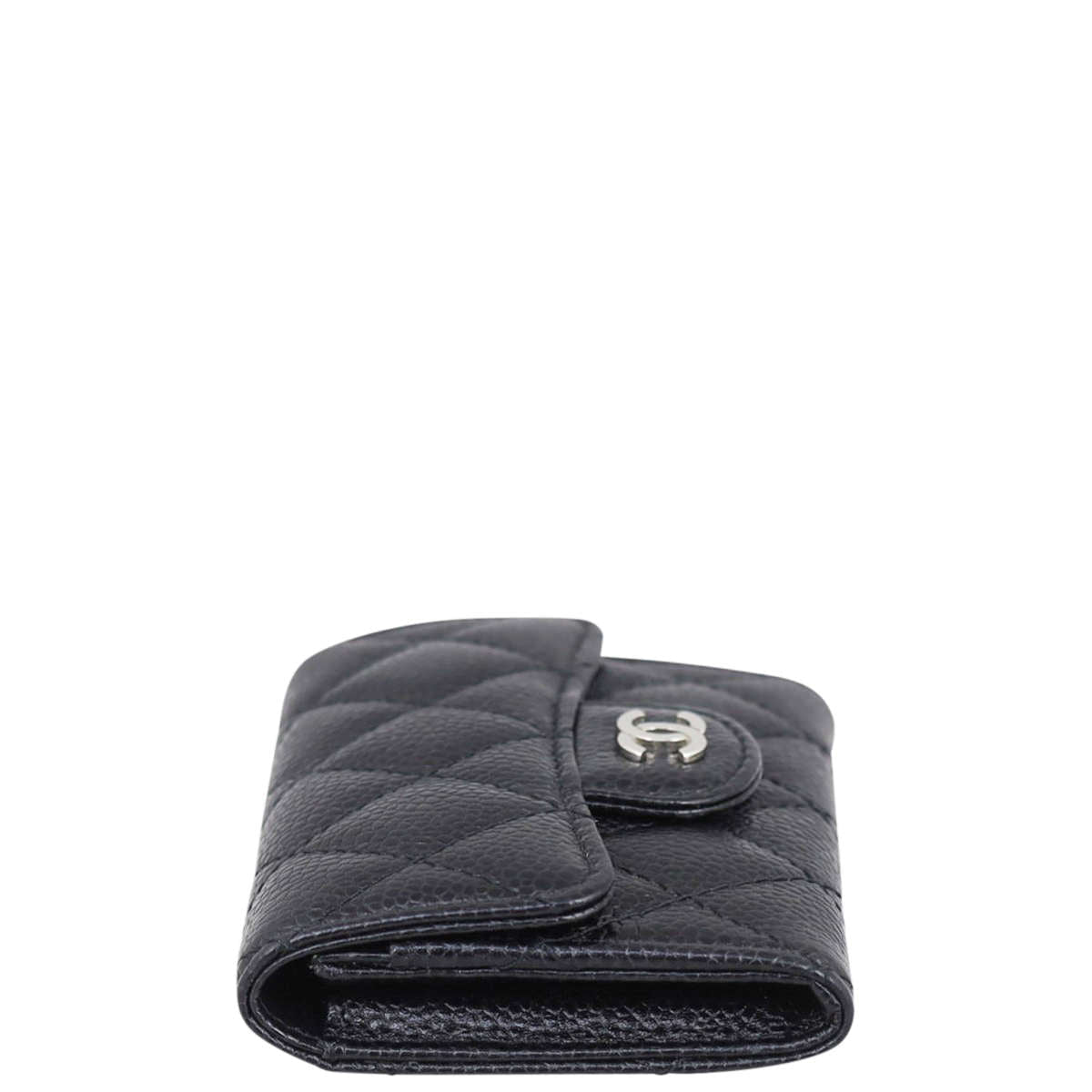 Chanel Classic Flap Card Holder | Black SHW
