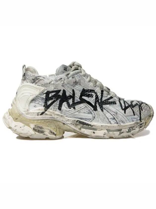 Luxury Balenciaga Trending 2026 Runner Graffiti Low Top Sneakers White