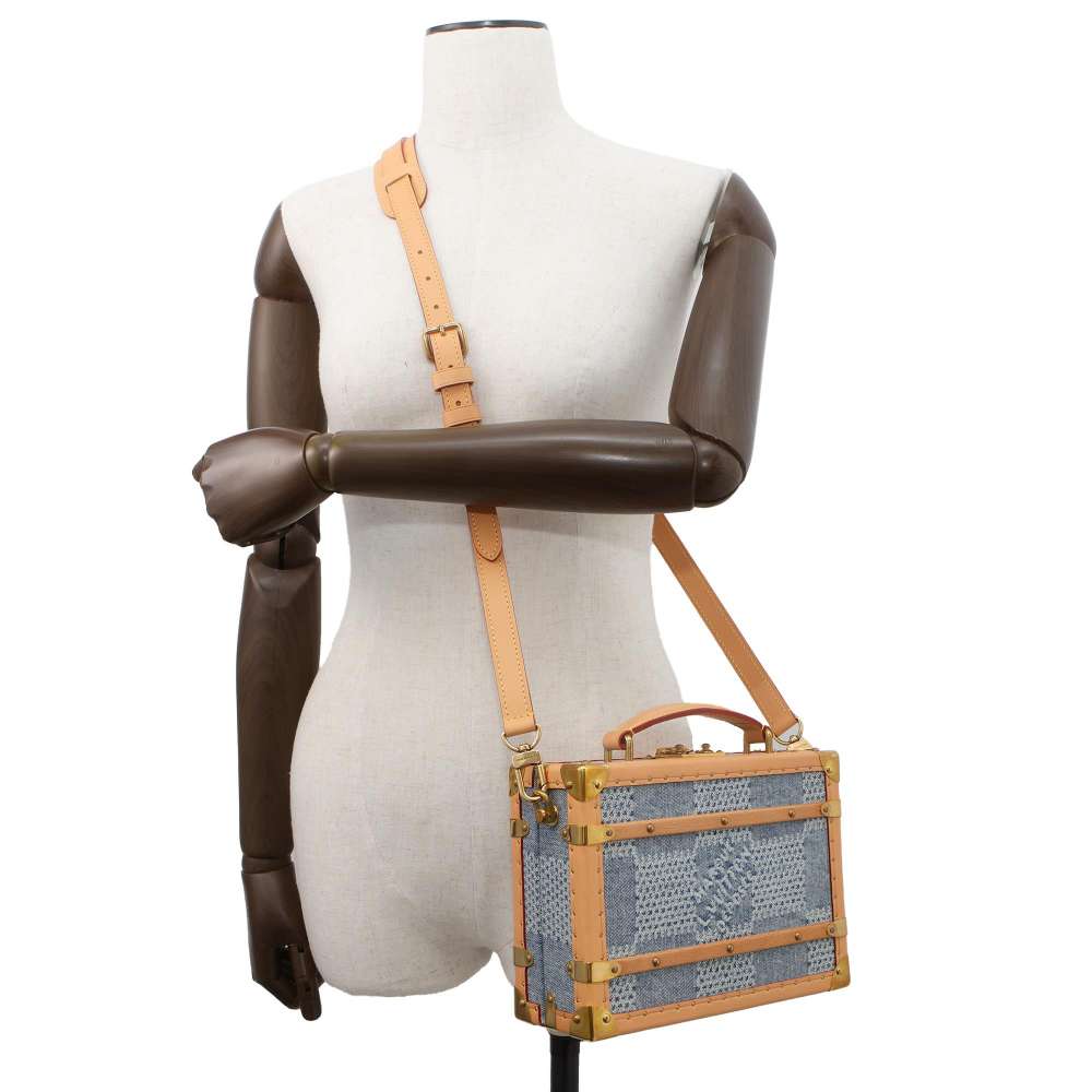 LOUIS VUITTON Handle/Trunk BeigeN40626 Damierã»Denim