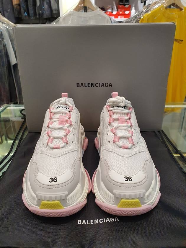 Luxury Balenciaga Trending 2026 Triple S Low-Top Sneakers White