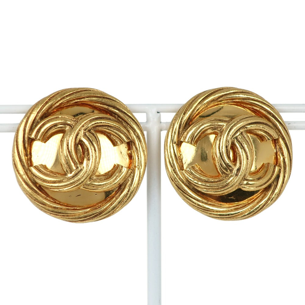 Chanel CHANEL COCOMARK EARLING G French made 1993 93P 29.4g COCO MARK LADY COCO MARK LADY