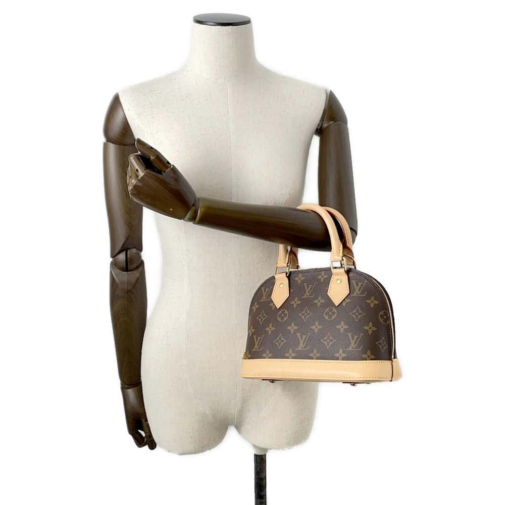 Louis Vuitton Alma Brown M53152 Monogram Size BB