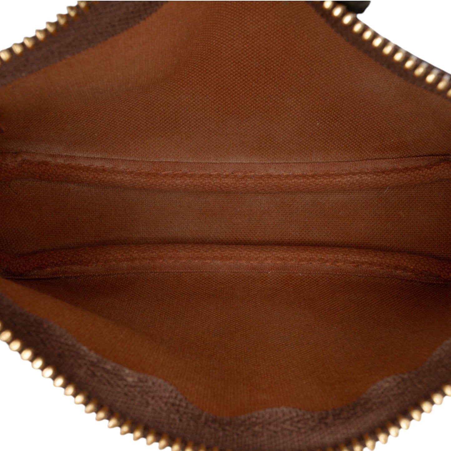 Brown Louis Vuitton Monogram Mini Pochette Accessoires Handbag