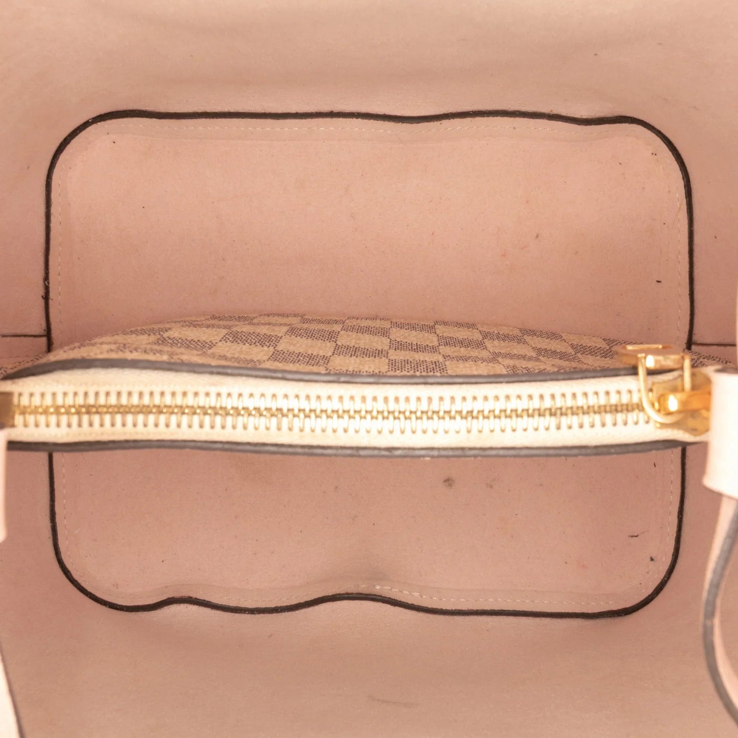 White Louis Vuitton Damier Azur Neonoe MM Bucket Bag