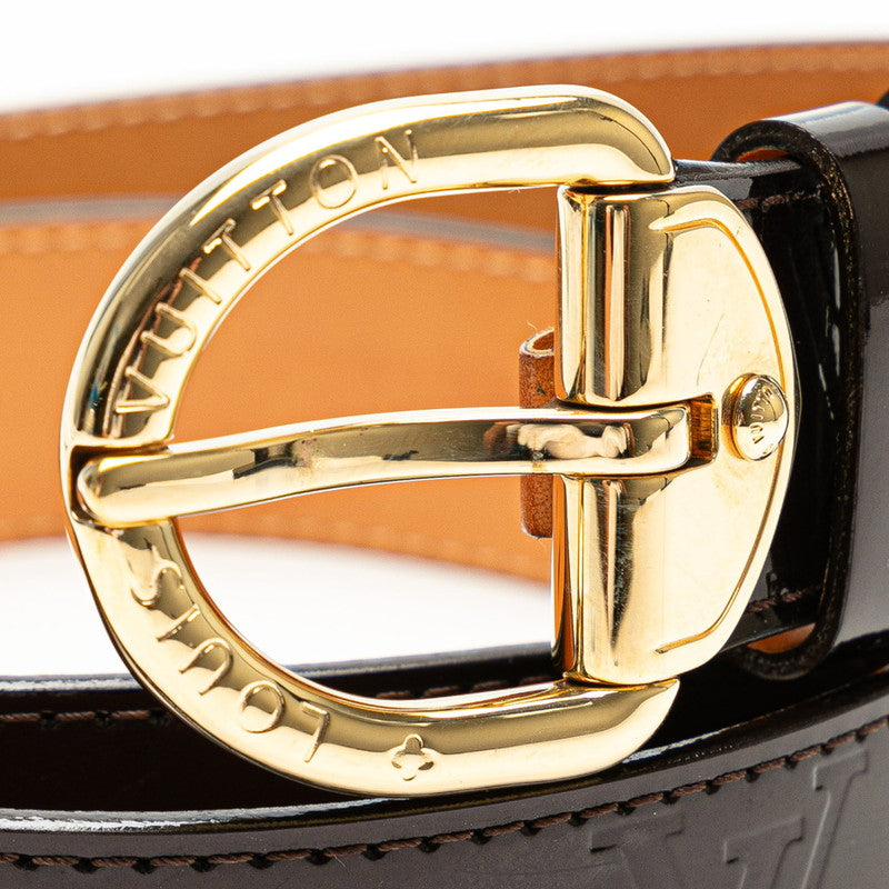 Louis Vuitton Monogram Vernis Sanctuary Belt 32/80 M6979 Amarant Pearl Patent Leather Louis Vuitton