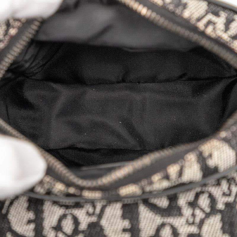 Dior Trotter Canvas Leather Shoulder Bag