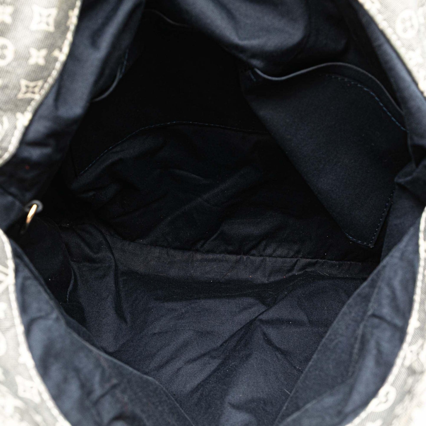 Gray Louis Vuitton Monogram Mini Lin Idylle Romance Hobo Bag