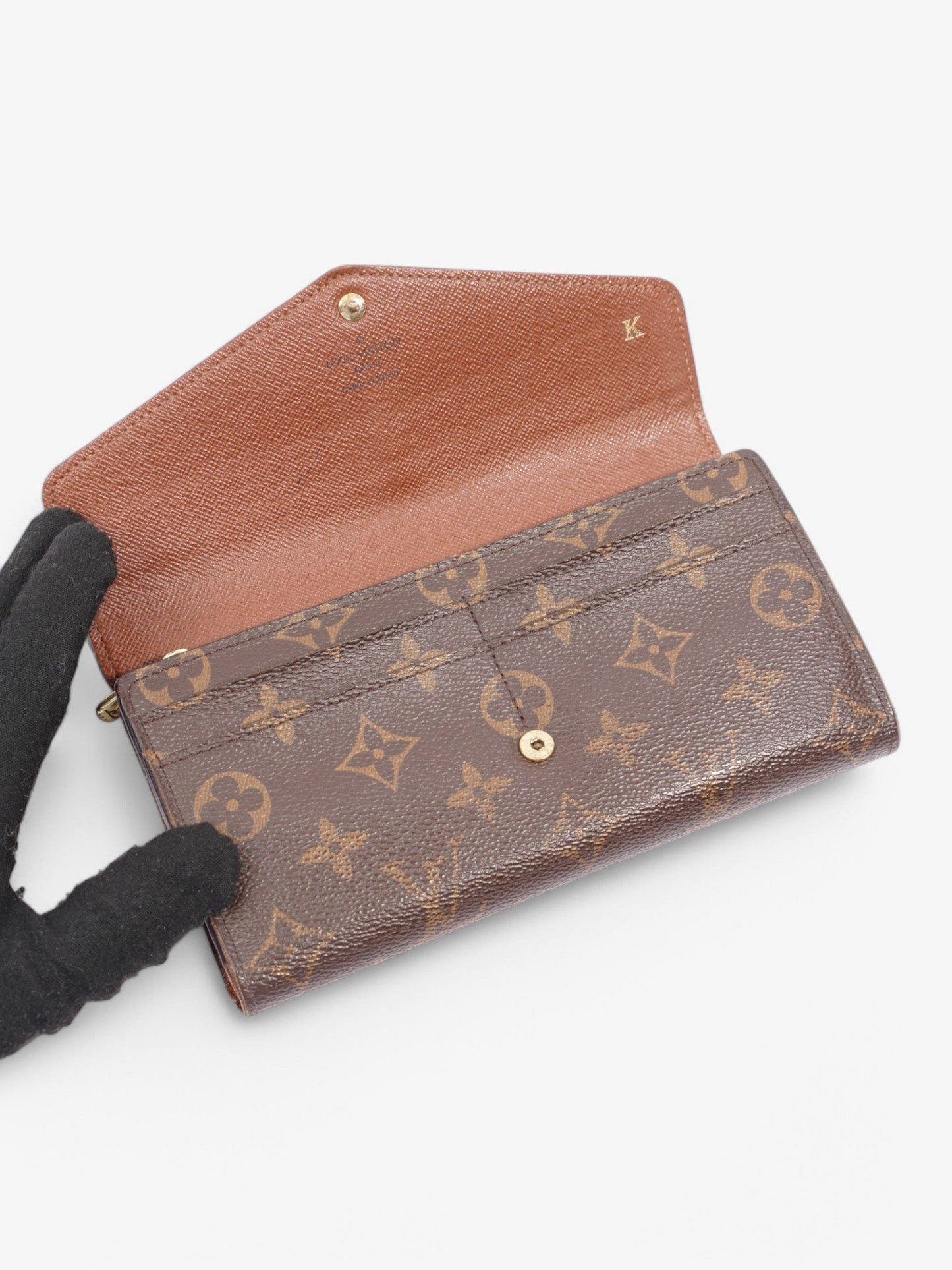 Louis Vuitton Sarah Wallet Monogram Coated Canvas