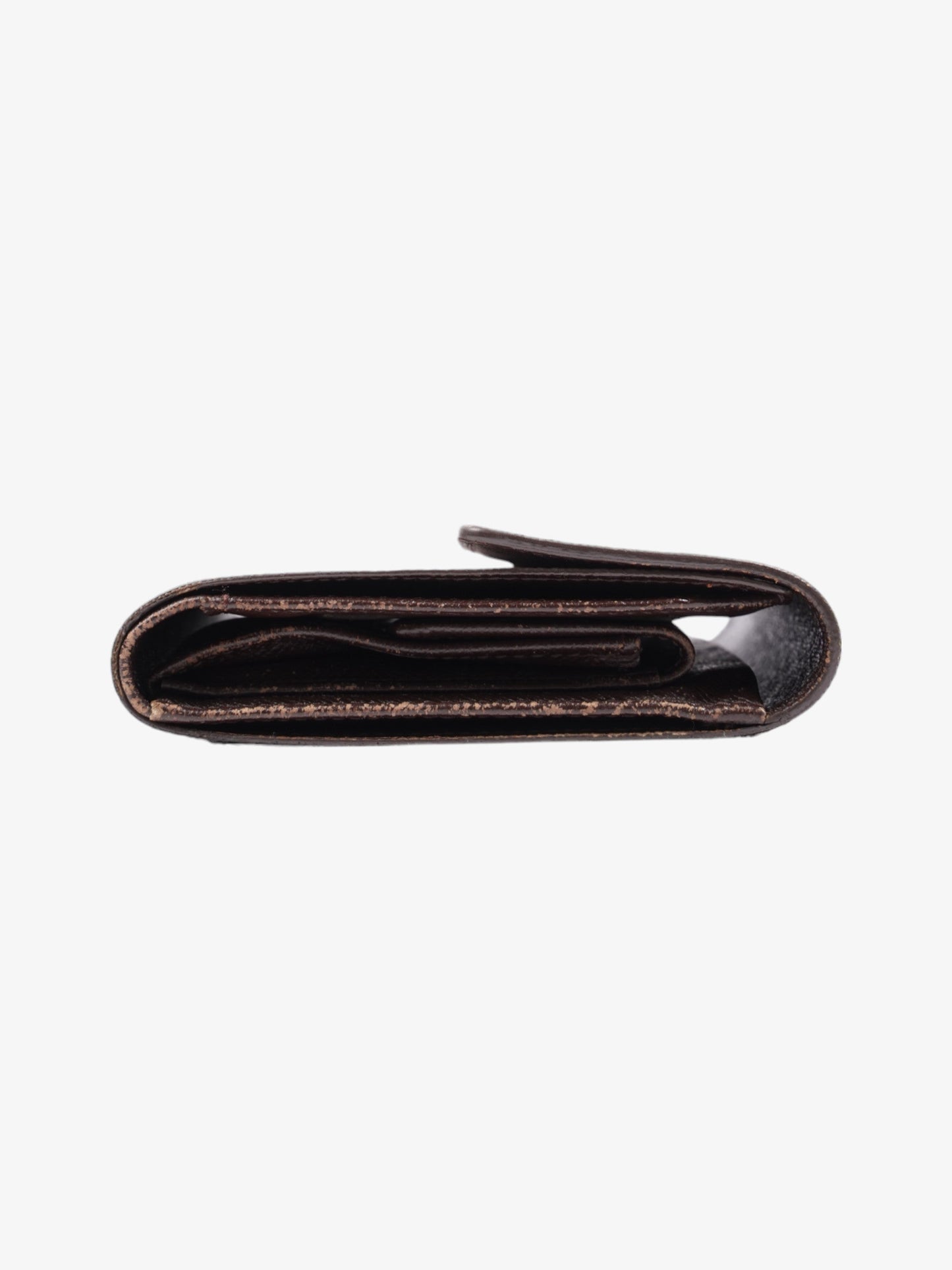 Louis Vuitton Porte Tresor Etui Papier Damier Ebene Coated Canvas
