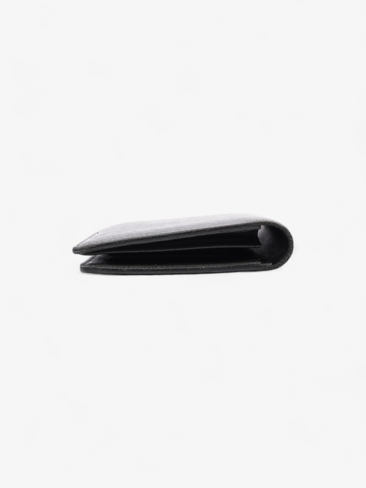 Louis Vuitton Taiga Portefeuille Brazza Long Wallet Black Leather