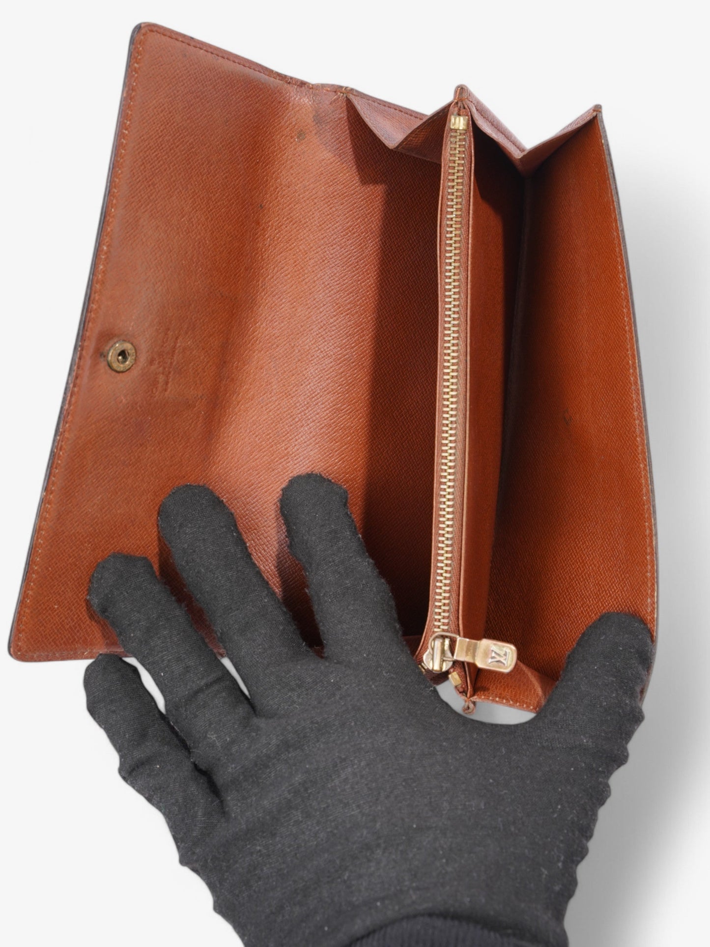 Louis Vuitton Pochette Porte Monecredit Monogram Coated Canvas