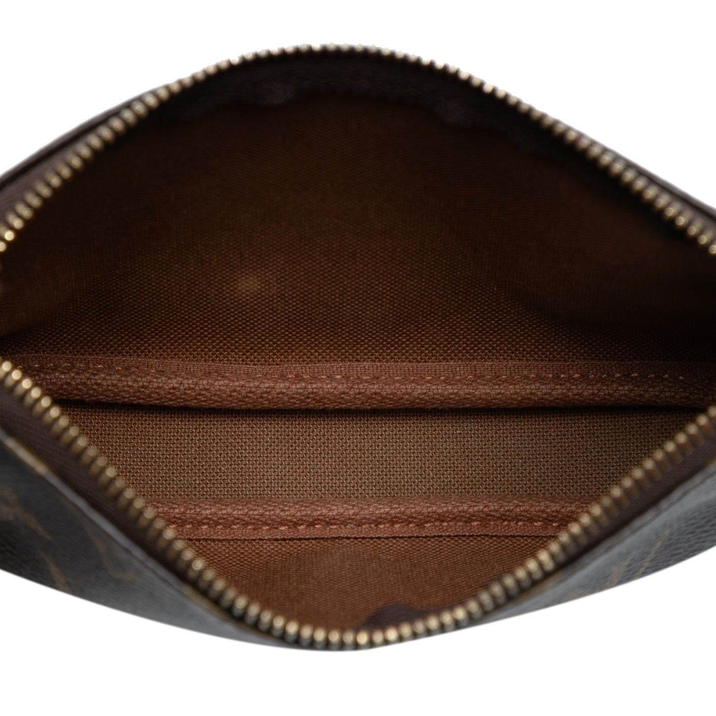 Brown Louis Vuitton Monogram Mini Pochette Accessoires Handbag