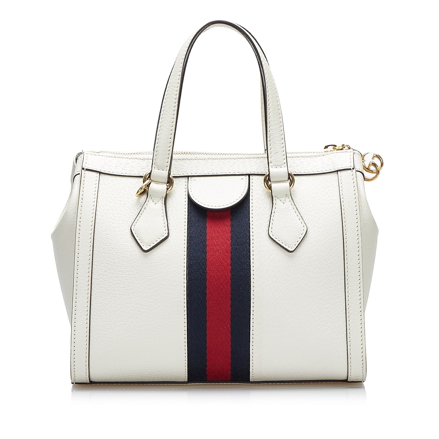 Gucci Ophidia White Leather Crossbody