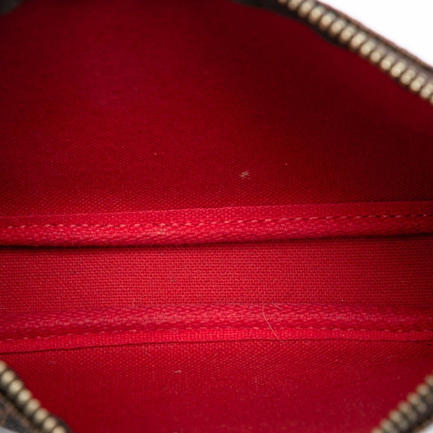 Brown Louis Vuitton Damier Ebene Mini Pochette Accessoires Handbag