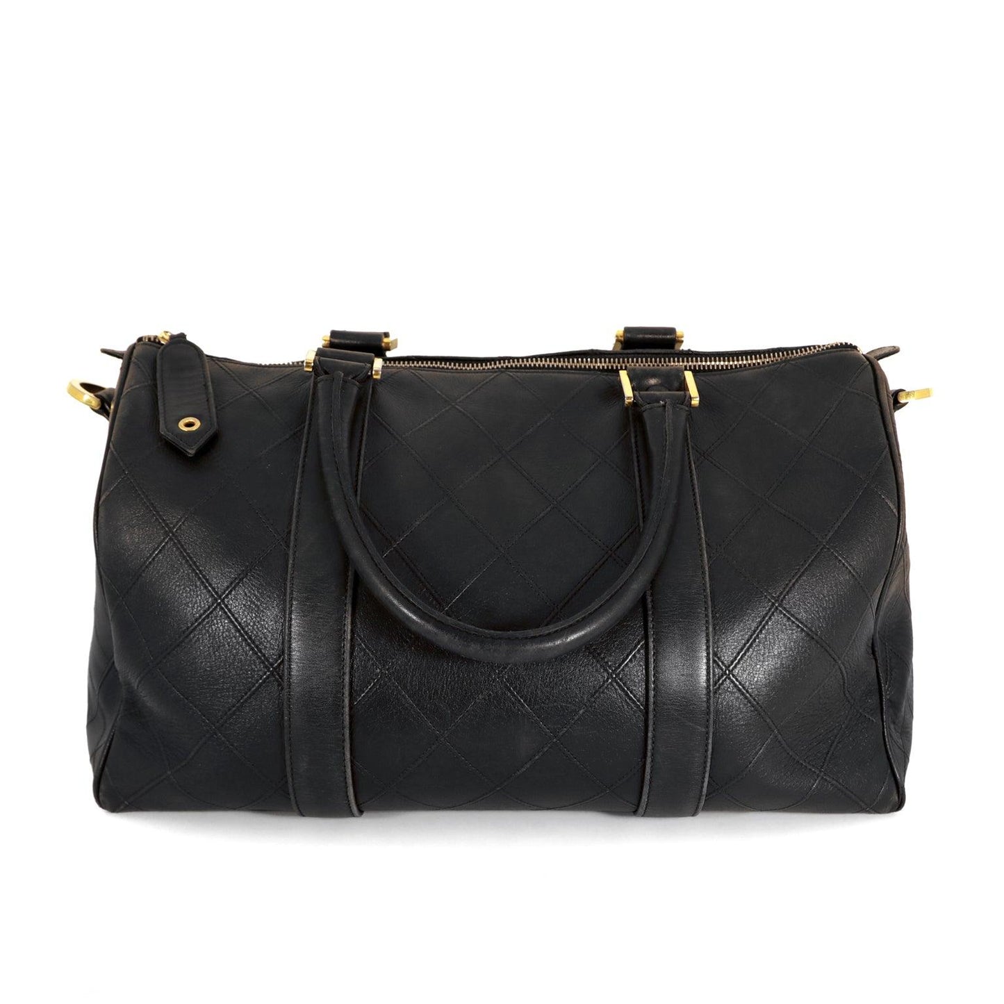 Chanel Black Leather Speedy Bag