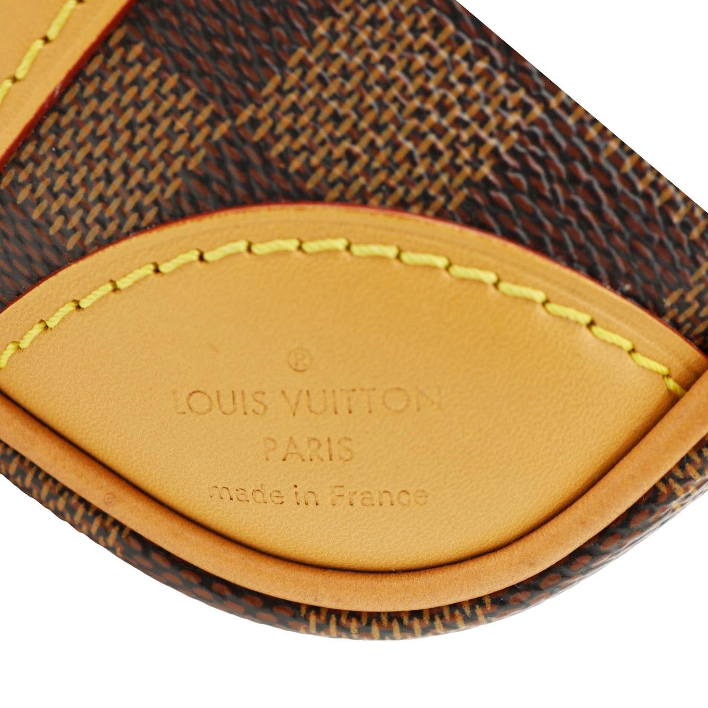 LOUIS VUITTON Valisette Souple BB Damier Ebene Shoulder Bag Brown