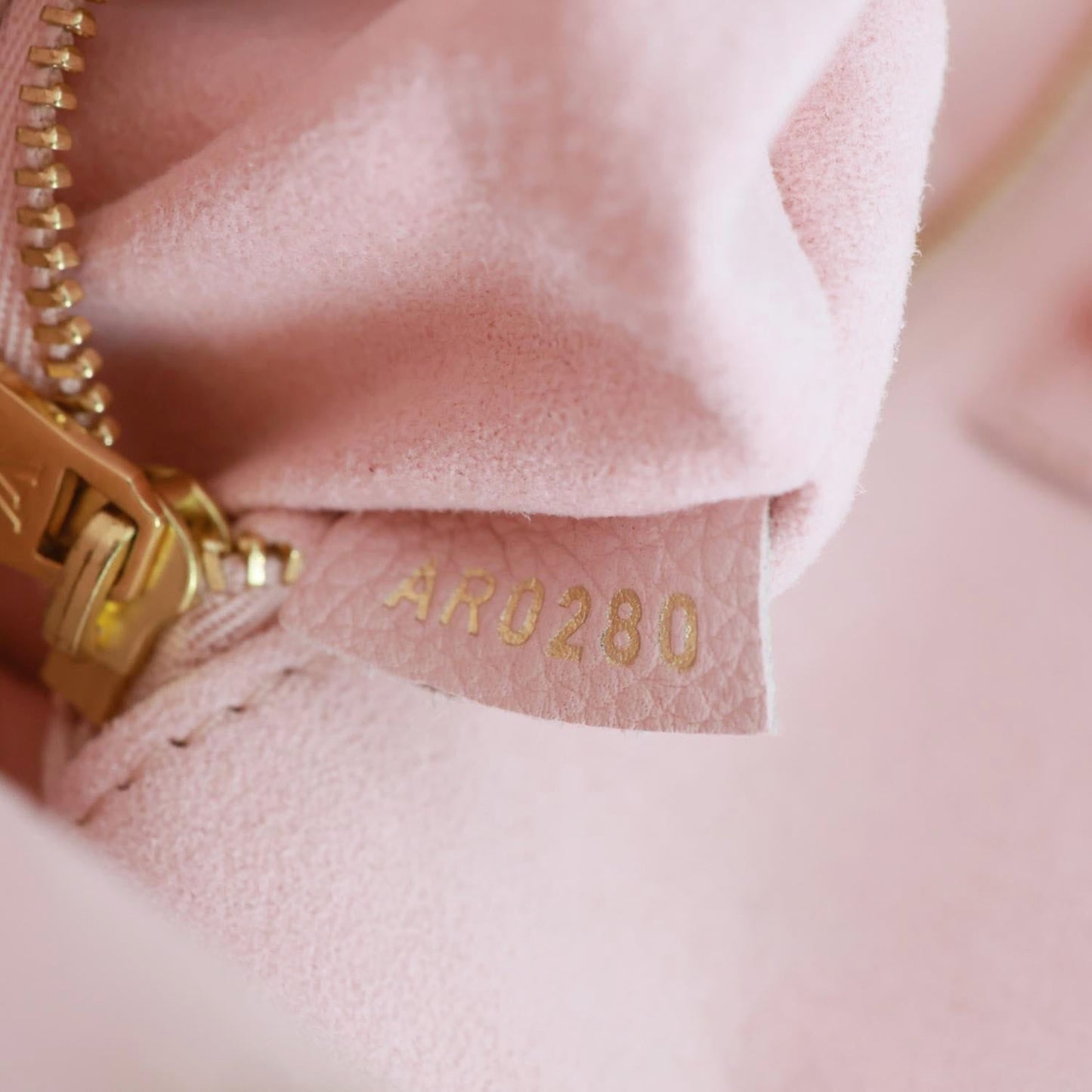 LOUIS VUITTON Lockme Tote PM Monochrome Soft Calfskin Leather Tote Bag Pink
