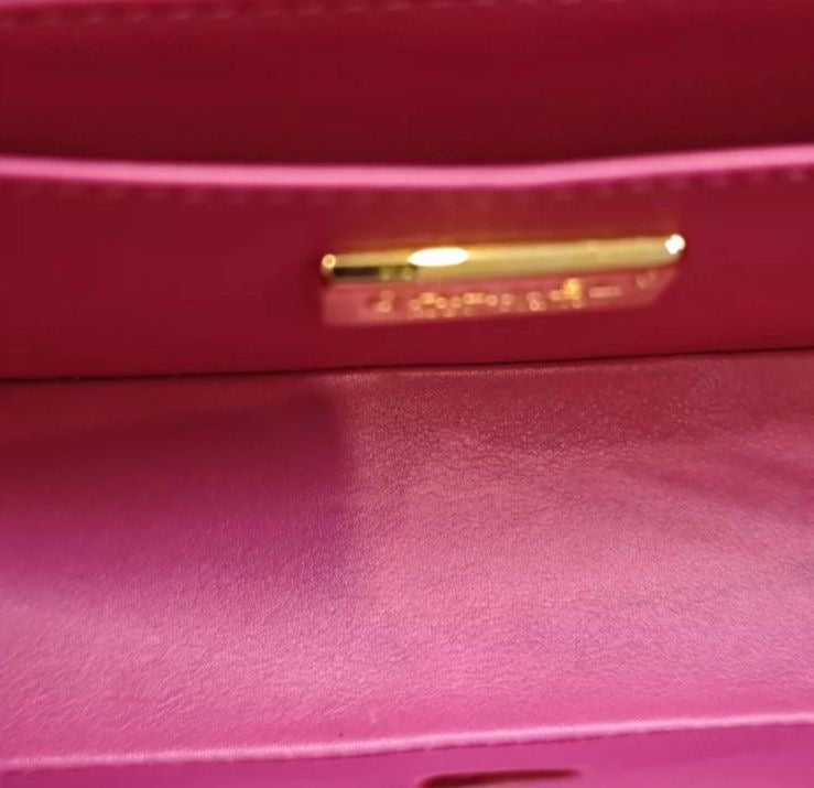 Chanel Pink Alligator Gold Hardware