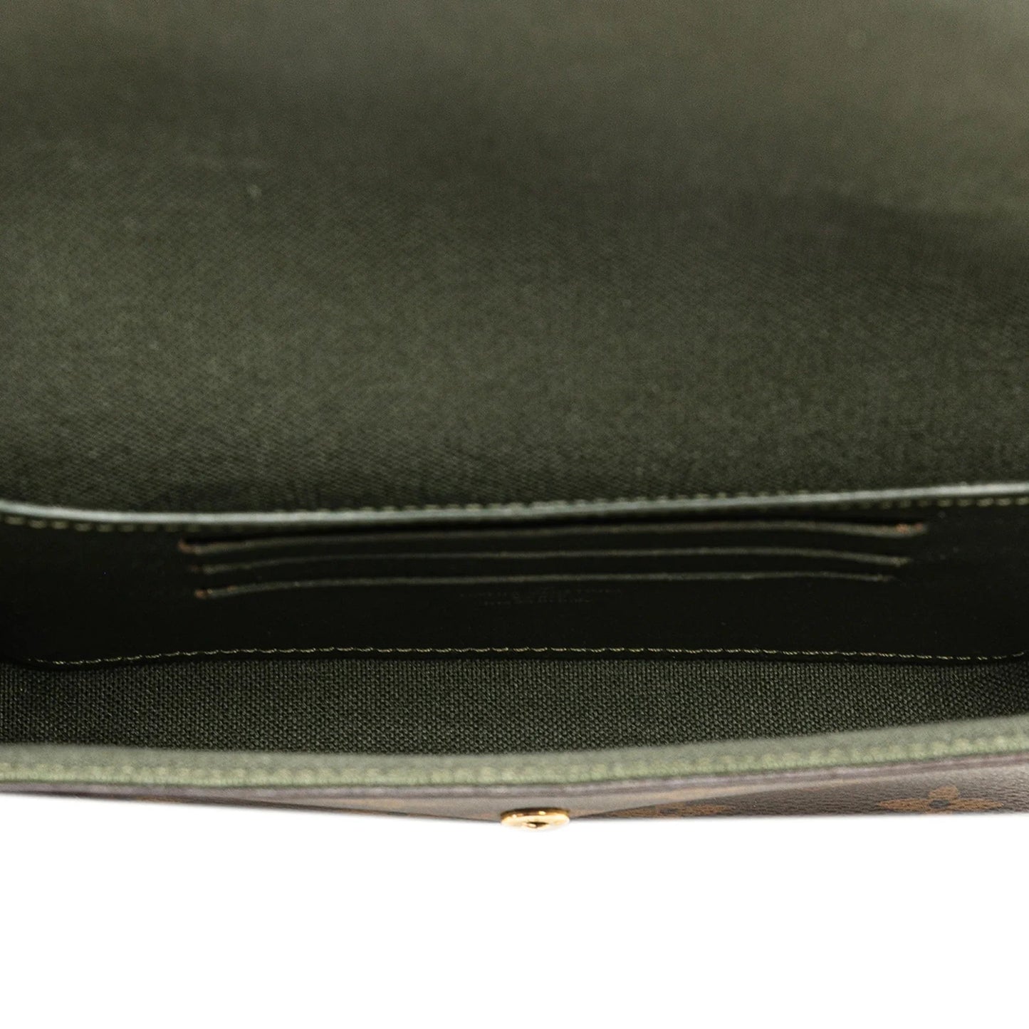 Brown Louis Vuitton Monogram Felicie Strap And Go Crossbody Bag