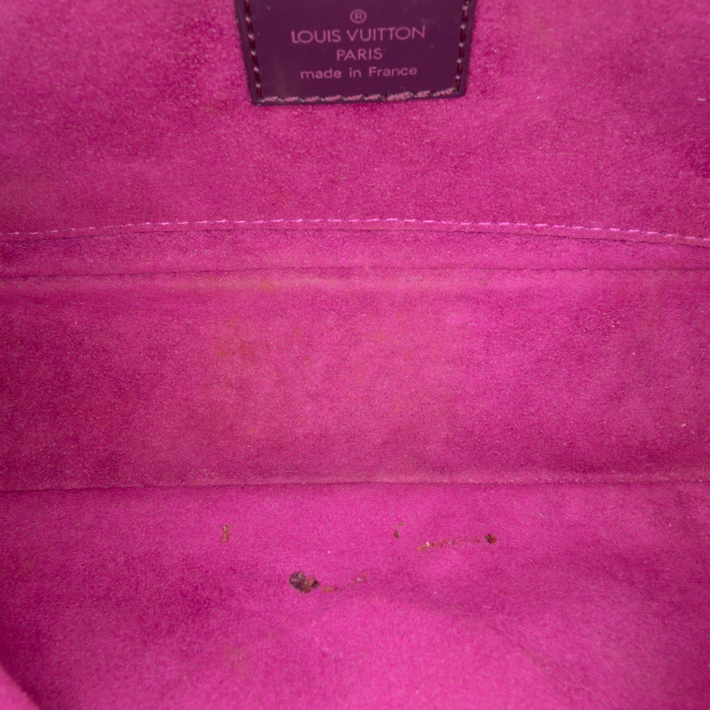 Purple Louis Vuitton Epi Pochette Montaigne Shoulder Bag