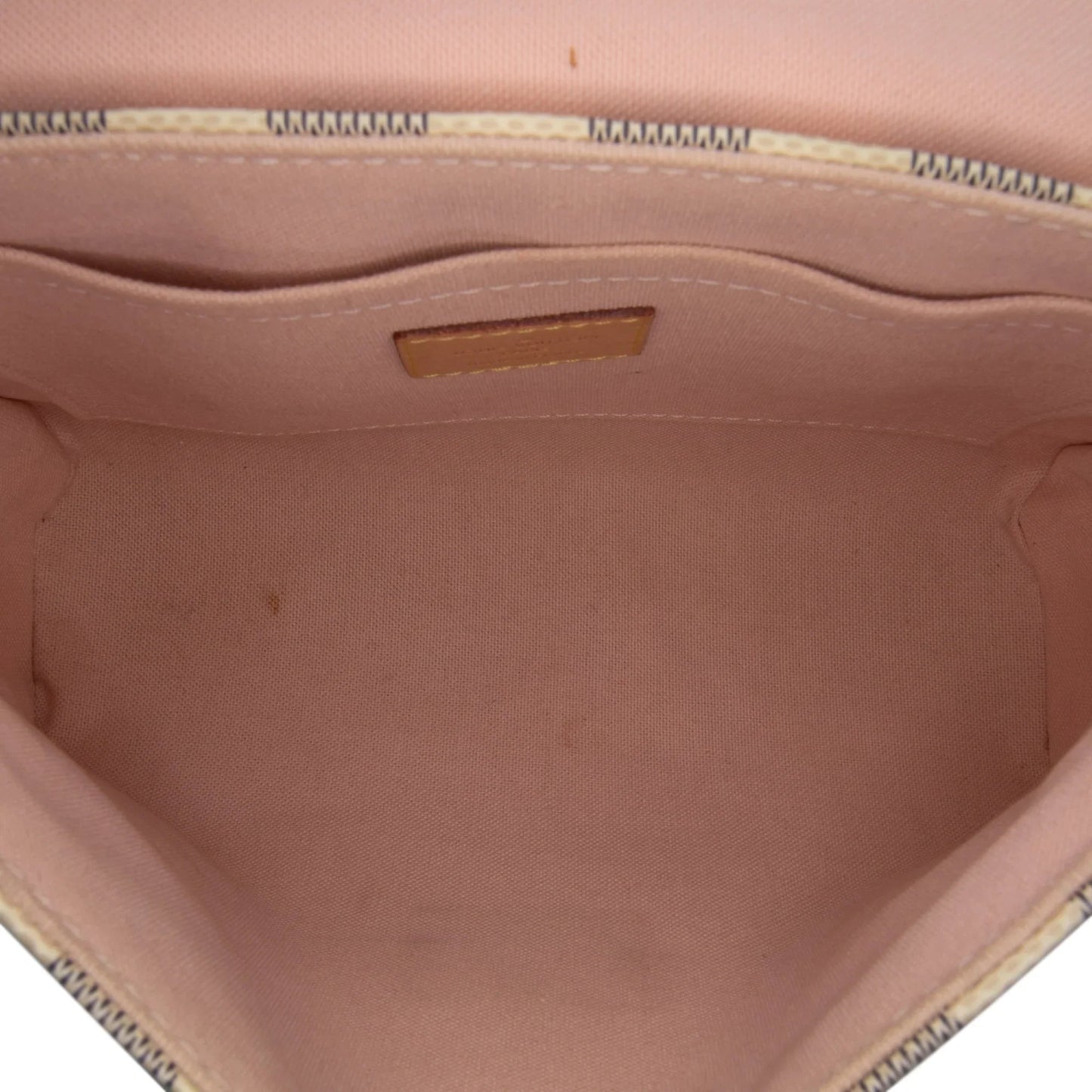 White Louis Vuitton Damier Azur Croisette Satchel