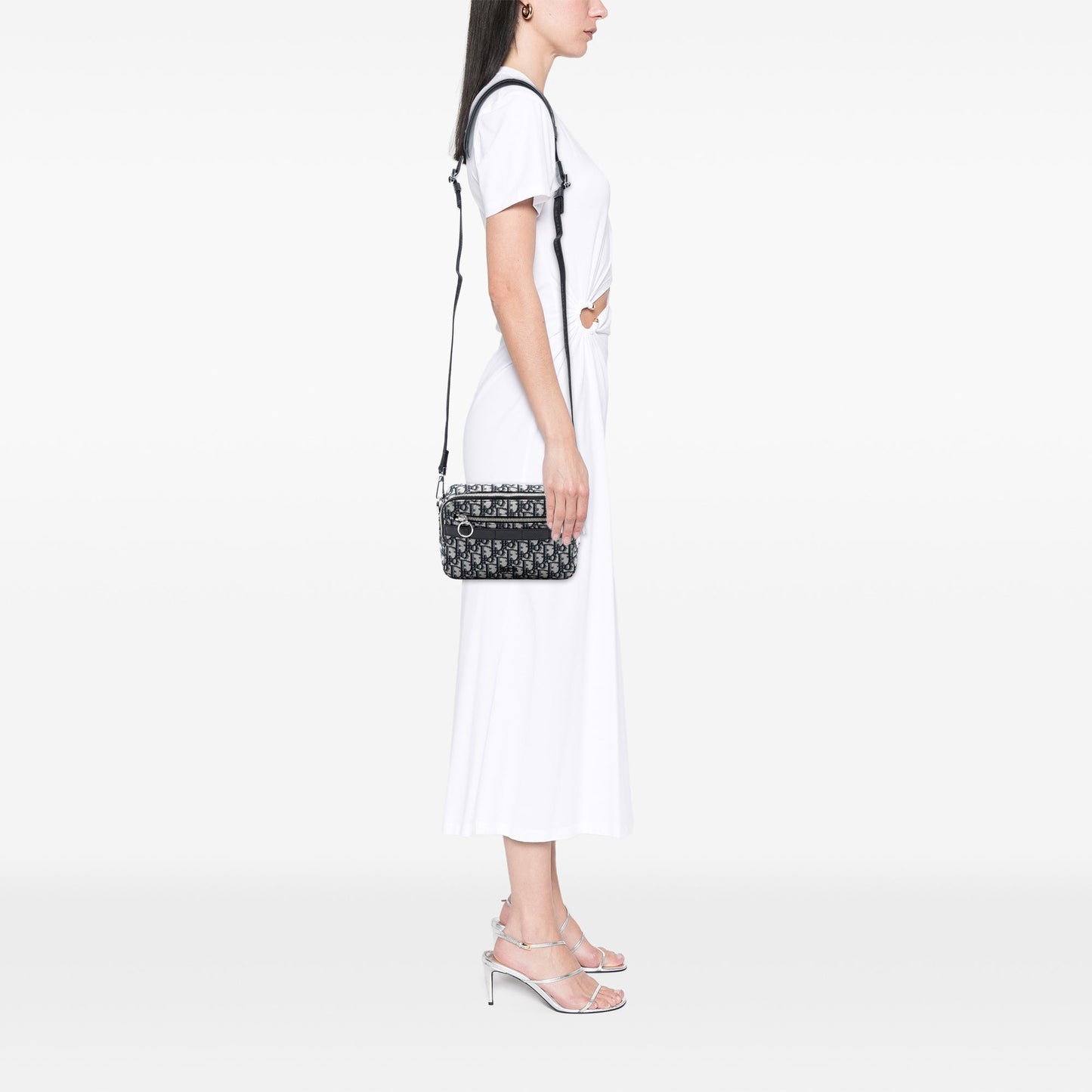 Blue Dior Oblique Canvas Safari Crossbody