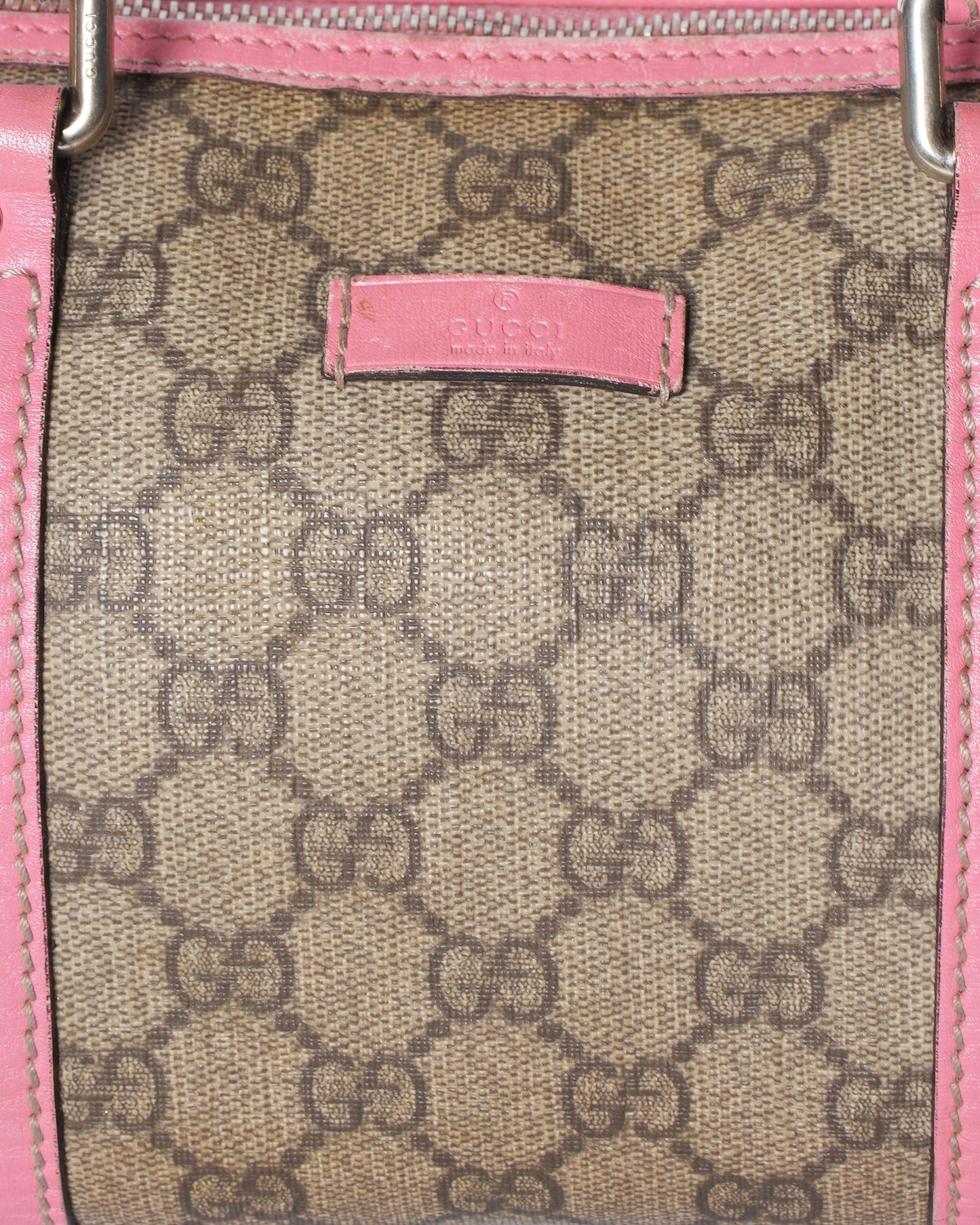 Gucci Lou Leather Top Handle Handbag